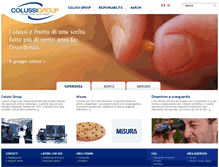 Tablet Screenshot of colussigroup.it